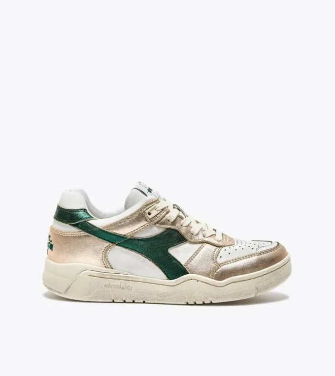 B.560 Metallic Mix Wn Heritage sneaker in pelle