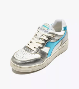B.560 Metallic Mix Wn Heritage sneaker in pelle