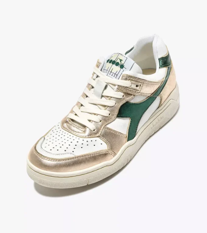 B.560 Metallic Mix Wn Heritage sneaker in pelle