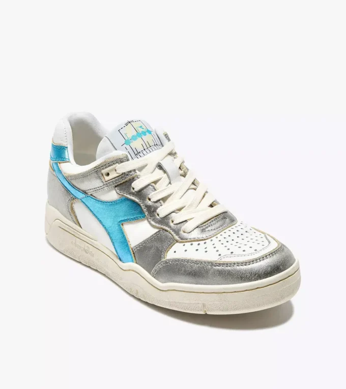 B.560 Metallic Mix Wn Heritage sneaker in pelle