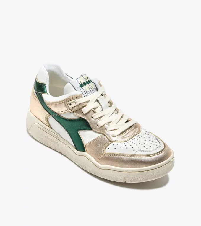B.560 Metallic Mix Wn Heritage sneaker in pelle