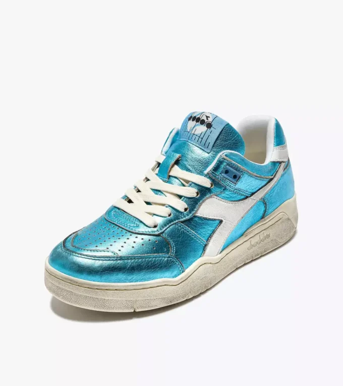 B.560 Metallic Wn Sneaker in pelle Heritage