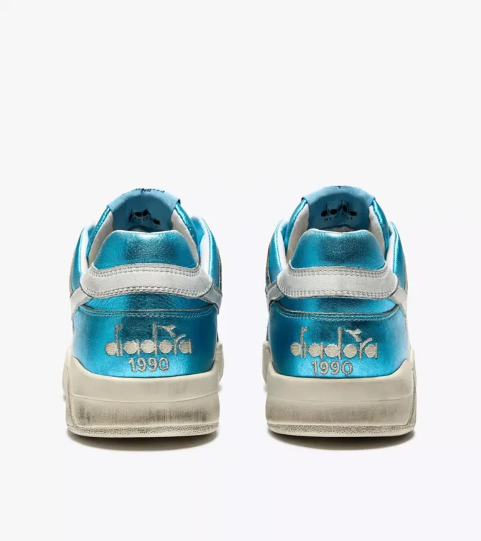 B.560 Metallic Wn Sneaker in pelle Heritage