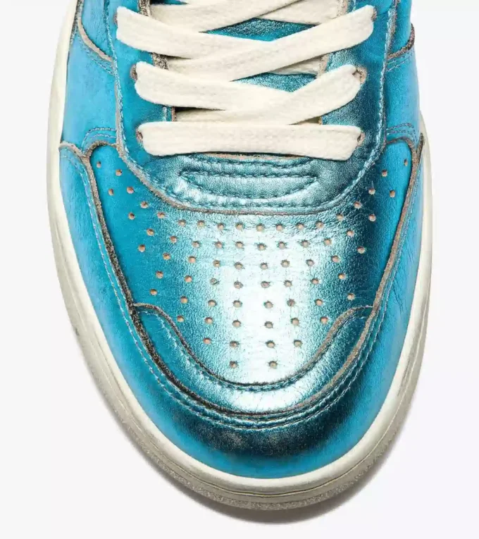 B.560 Metallic Wn Sneaker in pelle Heritage