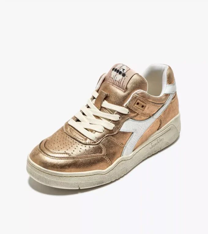 B.560 Metallic Wn Sneaker in pelle Heritage