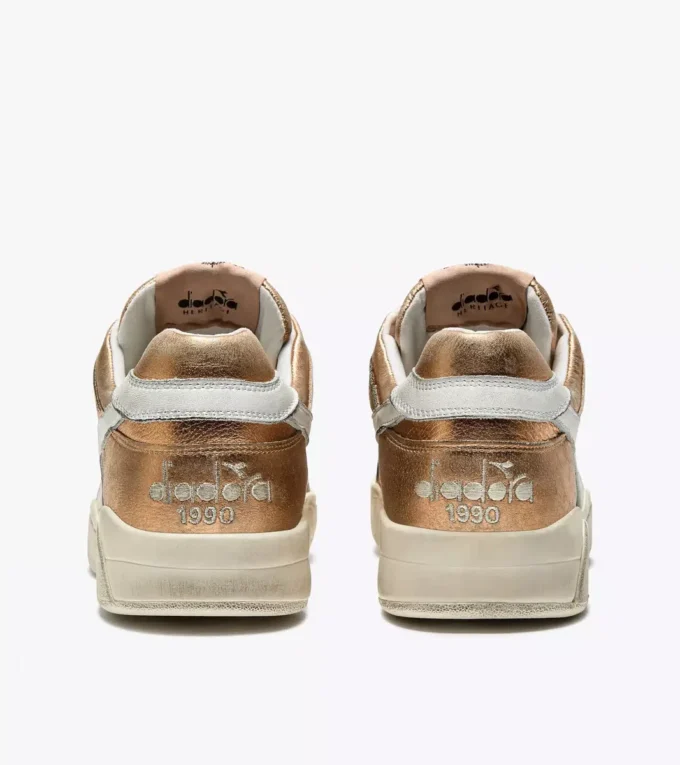 B.560 Metallic Wn Sneaker in pelle Heritage