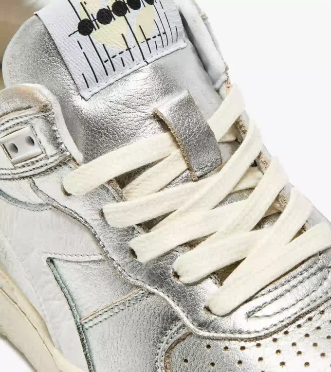 B.560 Metallic Wn Sneaker in pelle Heritage