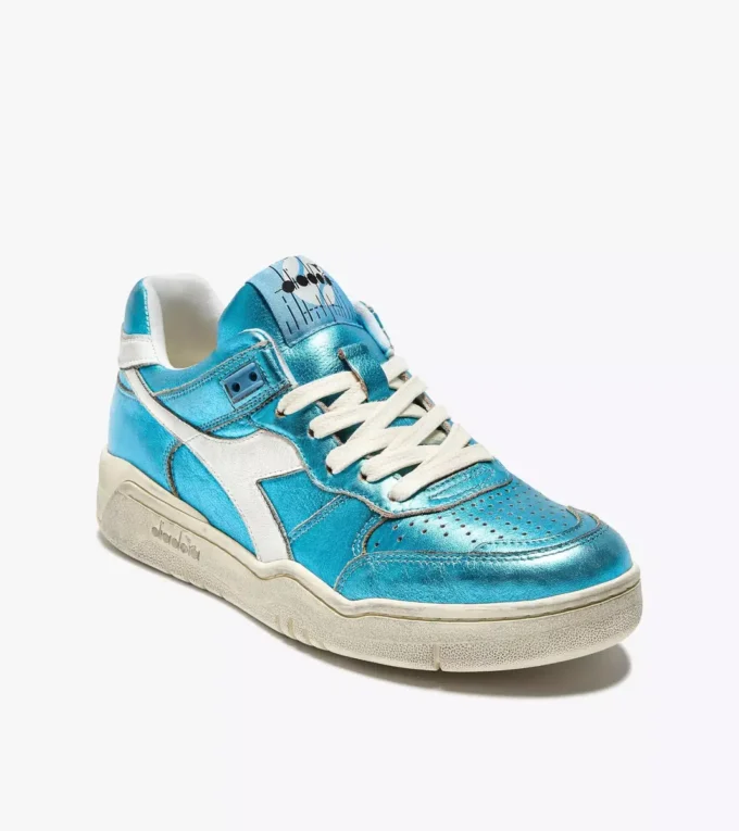 B.560 Metallic Wn Sneaker in pelle Heritage