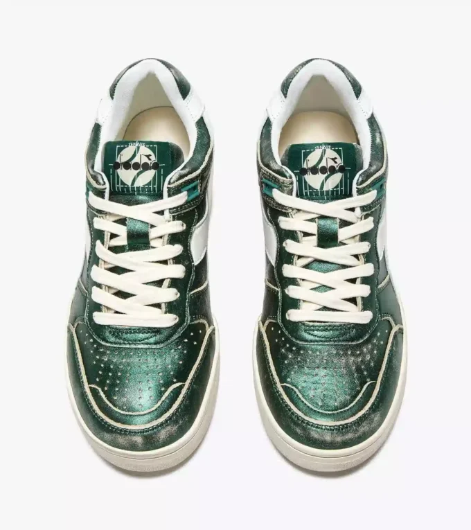 B.560 Metallic Wn Sneaker in pelle Heritage