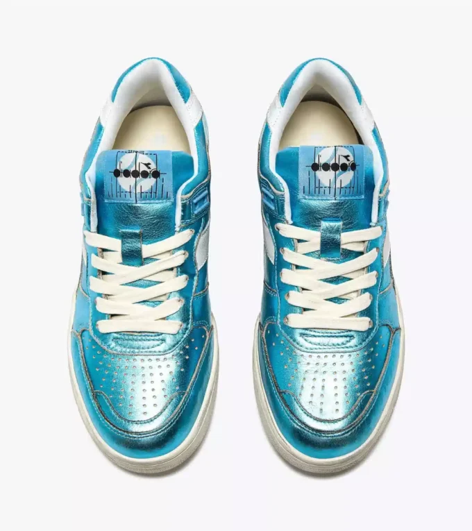 B.560 Metallic Wn Sneaker in pelle Heritage