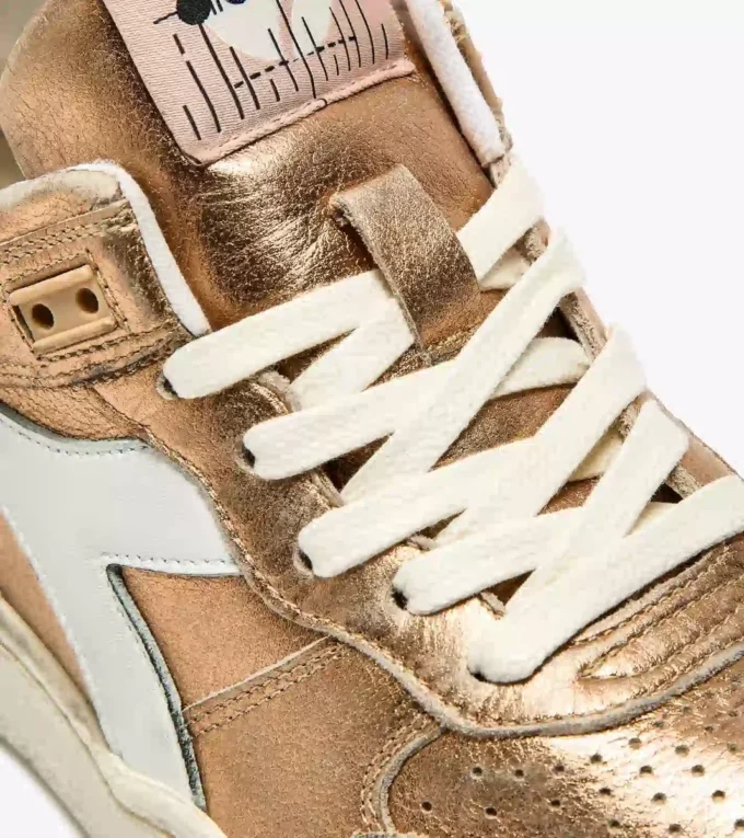 B.560 Metallic Wn Sneaker in pelle Heritage