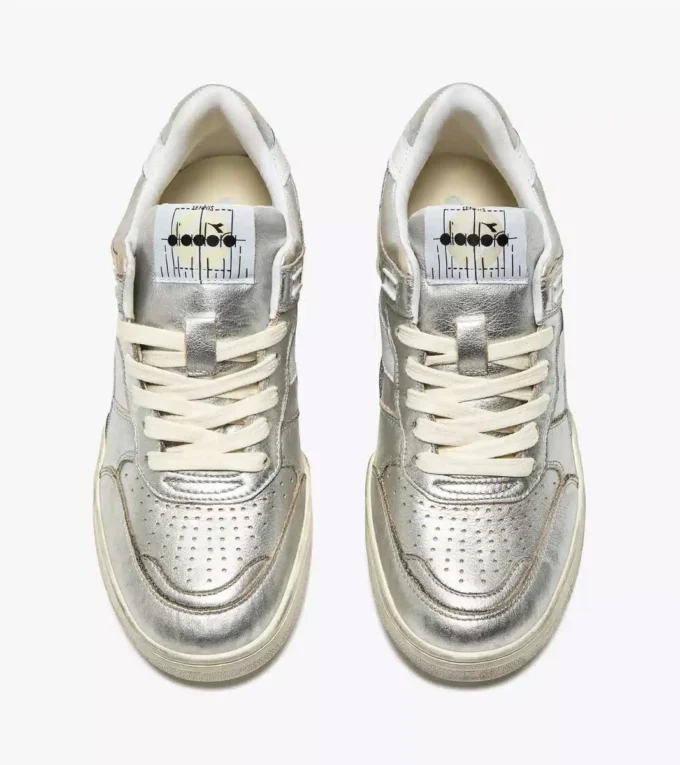 B.560 Metallic Wn Sneaker in pelle Heritage
