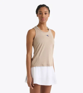 Canotta da tennis L. Tank Core con dorso a vogatore