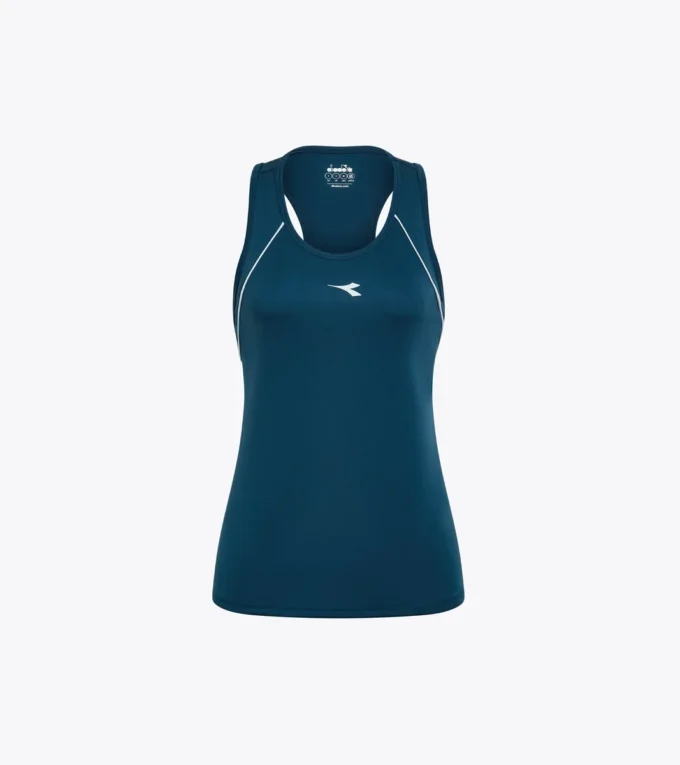 Canotta da tennis L. Tank Core con dorso a vogatore