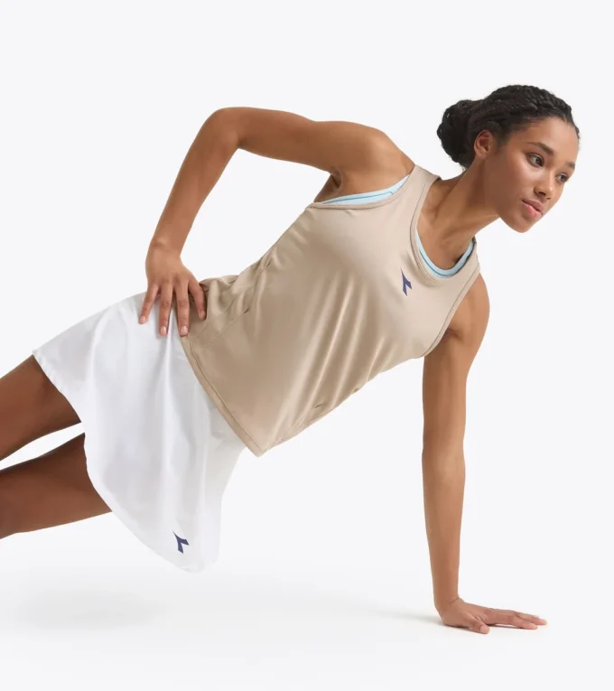 Canotta da tennis L. Tank Core con dorso a vogatore