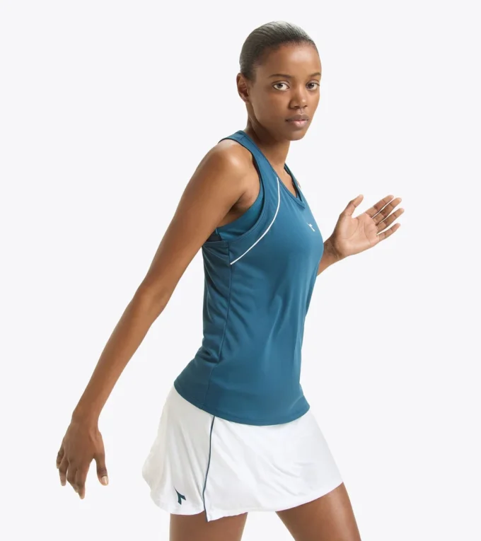 Canotta da tennis L. Tank Core con dorso a vogatore