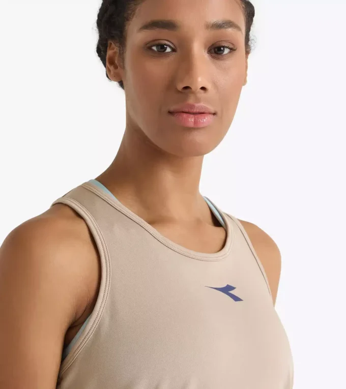 Canotta da tennis L. Tank Core con dorso a vogatore