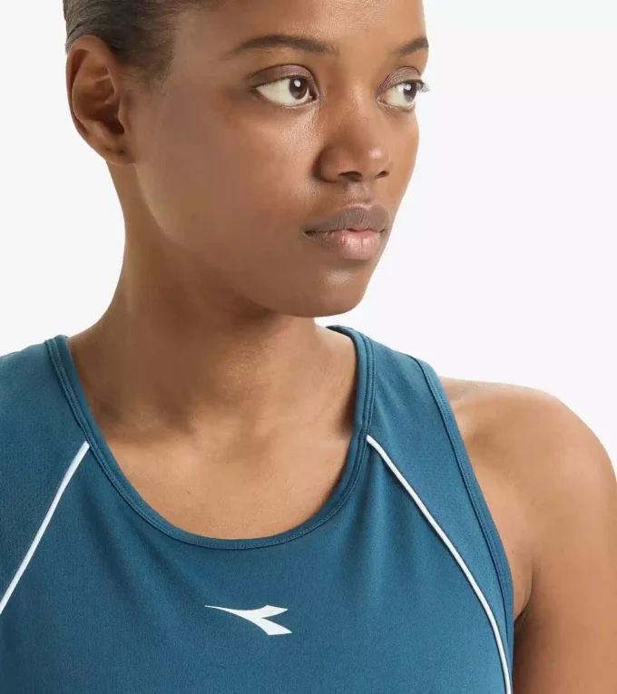 Canotta da tennis L. Tank Core con dorso a vogatore