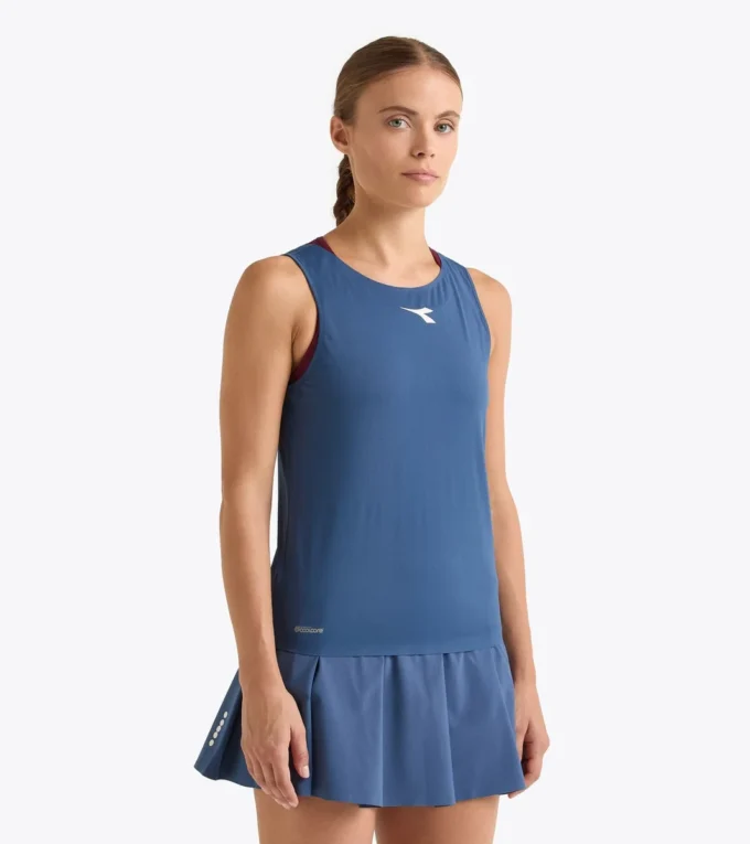 Canotta L. Tank Icon Canotta da tennis con scollo all’americana – Competizione