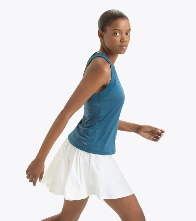 Canotta L. Tank Icon Canotta da tennis con scollo all’americana – Competizione