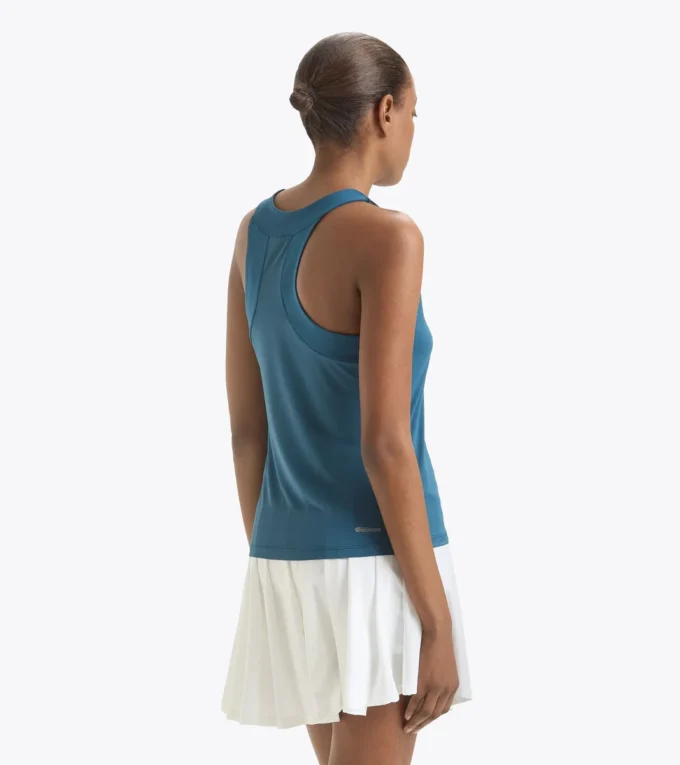 Canotta L. Tank Icon Canotta da tennis con scollo all’americana – Competizione