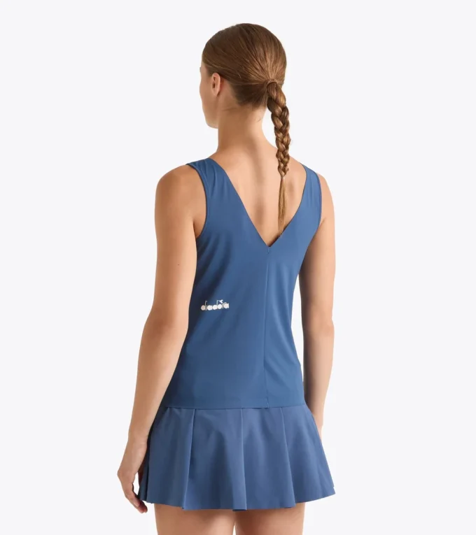 Canotta L. Tank Icon Canotta da tennis con scollo all’americana – Competizione