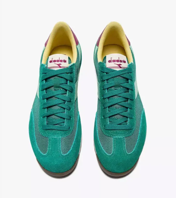 Cross Sneaker basse in pelle scamosciata