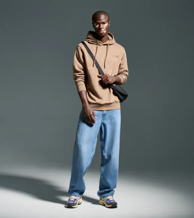 Felpa con cappuccio Athl. Logo Felpa con cappuccio casual