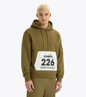 Felpa con cappuccio G.D. 1984 (226) Felpa con cappuccio in cotone French terry – Unisex