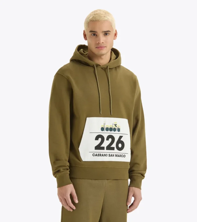 Felpa con cappuccio G.D. 1984 (226) Felpa con cappuccio in cotone French terry – Unisex