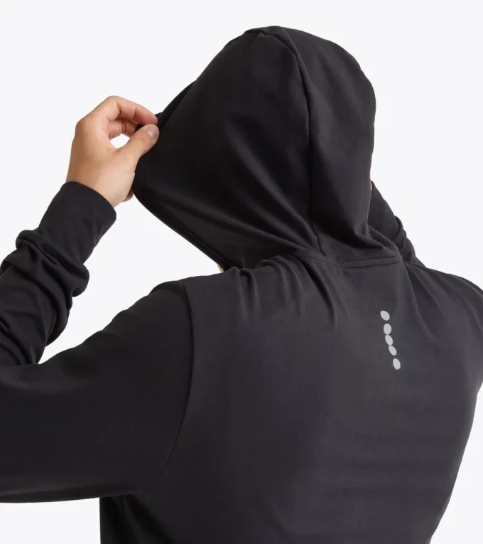 Felpa con cappuccio in jersey Run Crew Felpa con cappuccio in jersey post-allenamento