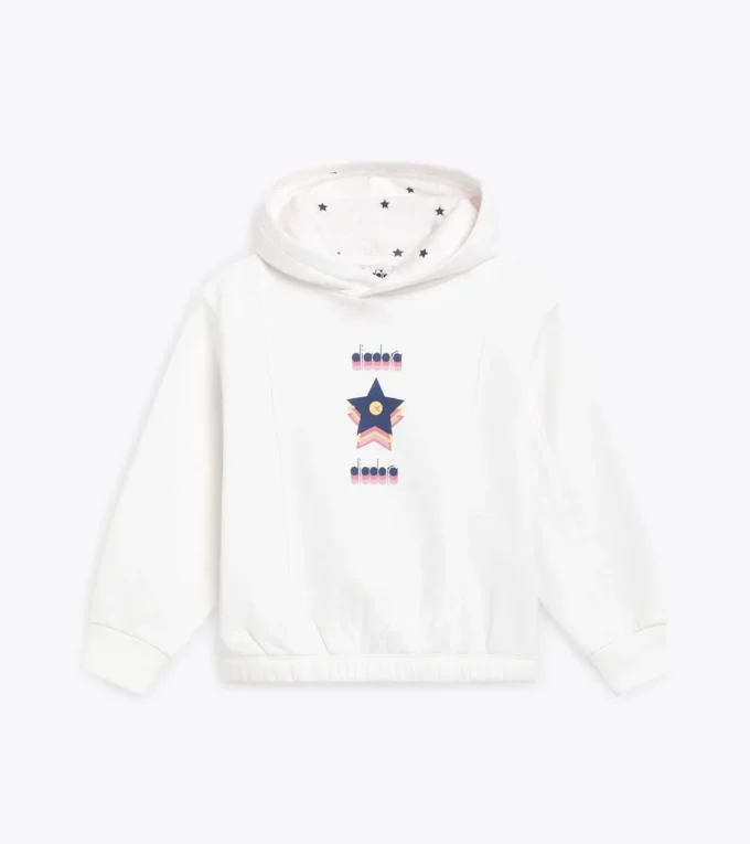 Felpa con cappuccio JG. Felpa con cappuccio Logo – Vestibilità comoda – Bambina