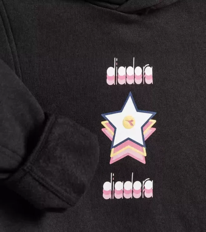 Felpa con cappuccio JG. Felpa con cappuccio Logo – Vestibilità comoda – Bambina