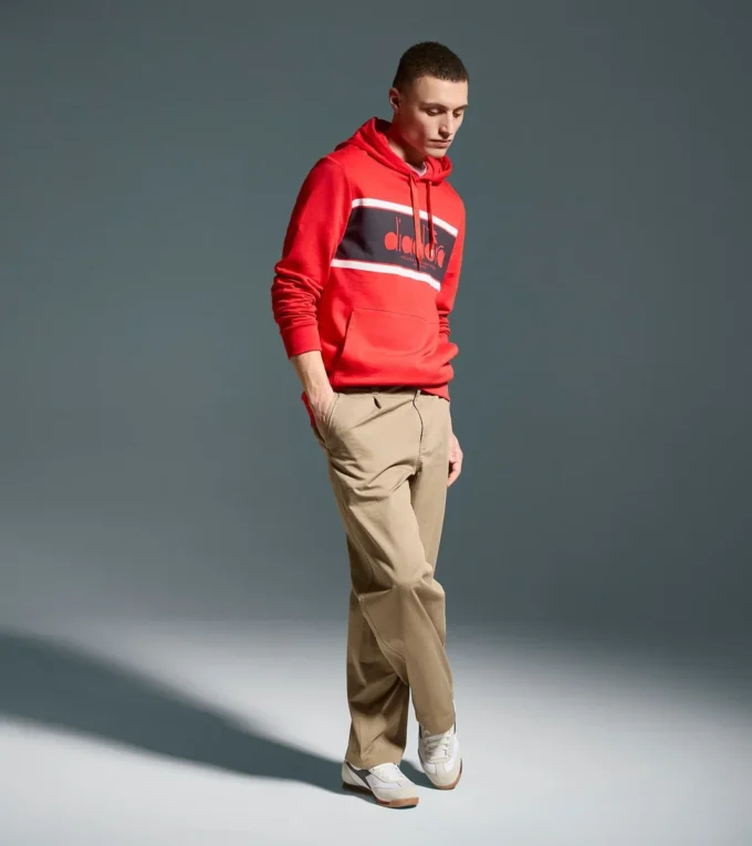 Felpa con cappuccio Logo Felpa con cappuccio color block Felpa con cappuccio Logo Felpa con cappuccio color block