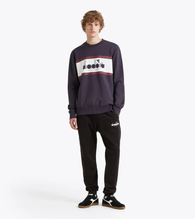 Felpa Crew Logo Felpa girocollo in cotone