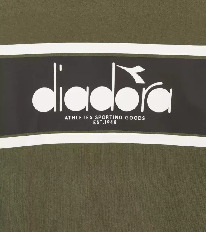 Felpa Crew Logo Felpa girocollo in cotone