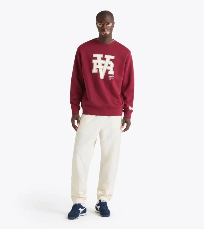 Felpa Crew Run Valley Felpa girocollo in stile college – Run Valley