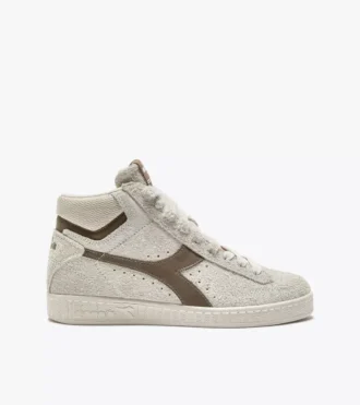 Game High Suede Waxed Sneaker da tennis retrò alta