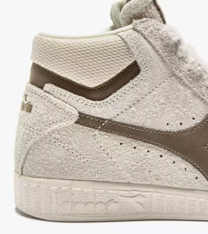 Game High Suede Waxed Sneaker da tennis retrò alta Game High Suede Waxed Sneaker da tennis retrò alta