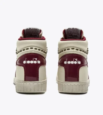 Game L High Waxed Studs Wn Sneaker da tennis retrò alta