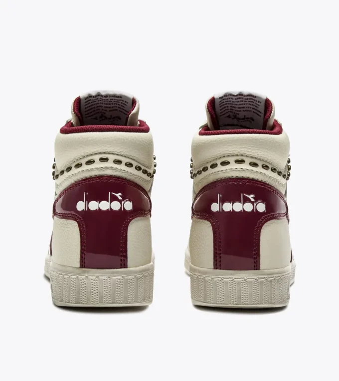 Game L High Waxed Studs Wn Sneaker da tennis retrò alta