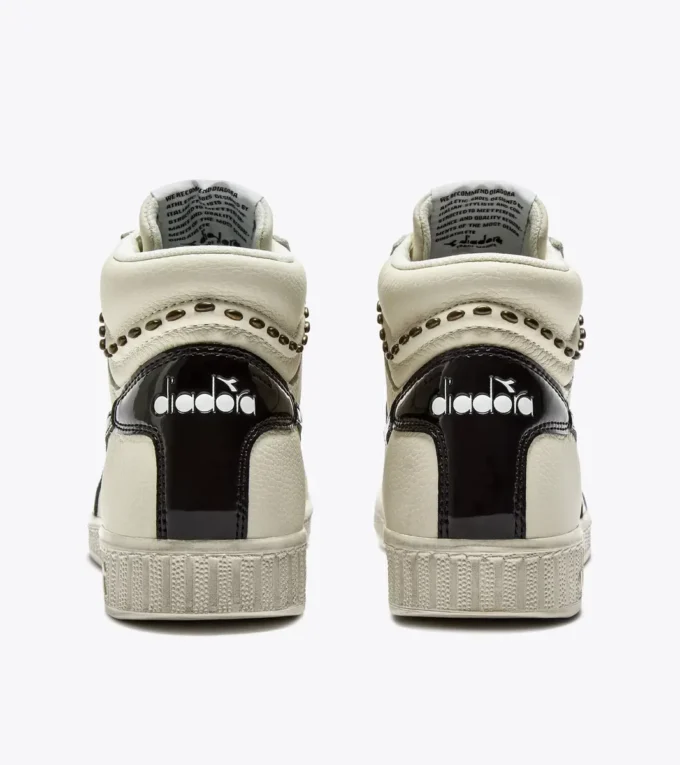 Game L High Waxed Studs Wn Sneaker da tennis retrò alta