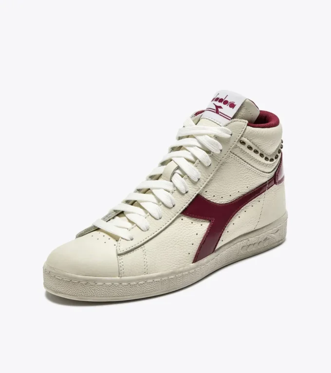 Game L High Waxed Studs Wn Sneaker da tennis retrò alta