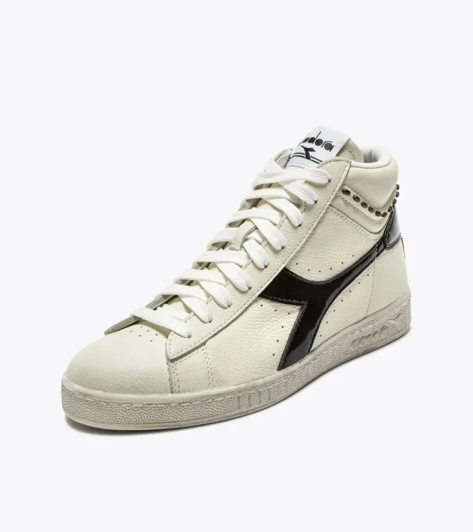Game L High Waxed Studs Wn Sneaker da tennis retrò alta