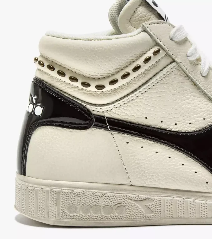 Game L High Waxed Studs Wn Sneaker da tennis retrò alta