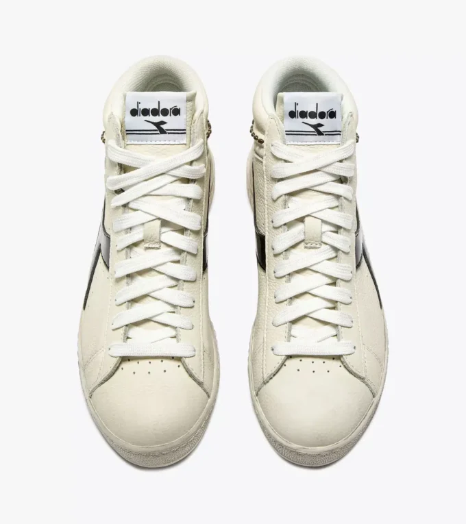 Game L High Waxed Studs Wn Sneaker da tennis retrò alta
