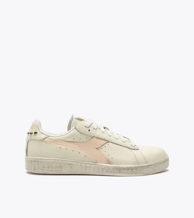 Game L Low Waxed Studs Wn Sneakers sportive in pelle