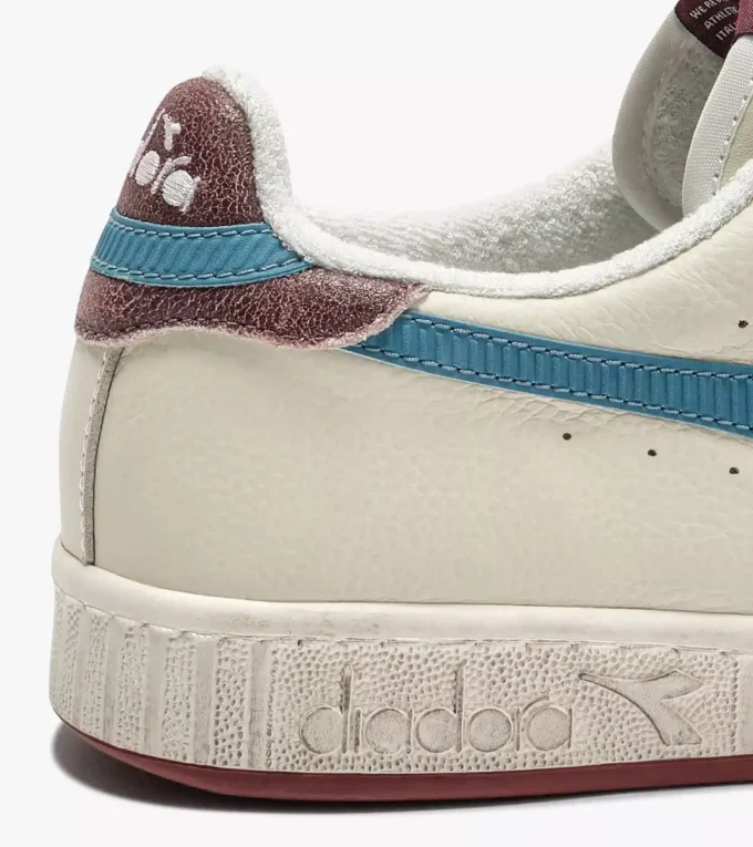 Game Low Stripes Waxed Sneaker da tennis retrò Game Low Stripes Waxed Sneaker da tennis retrò