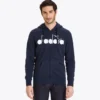 Hd Fz Sweat Felpa con cappuccio e zip integrale Diadora Club Tennis