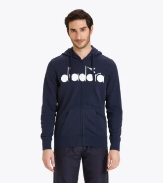 Hd Fz Sweat Felpa con cappuccio e zip integrale Diadora Club Tennis